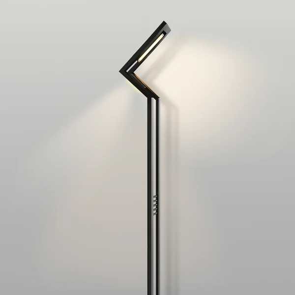 چراغ پارکی دو چراغ 2.7 متری کد p101