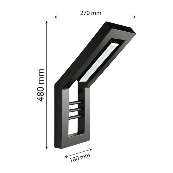چراغ دیواری پارکی کد p101