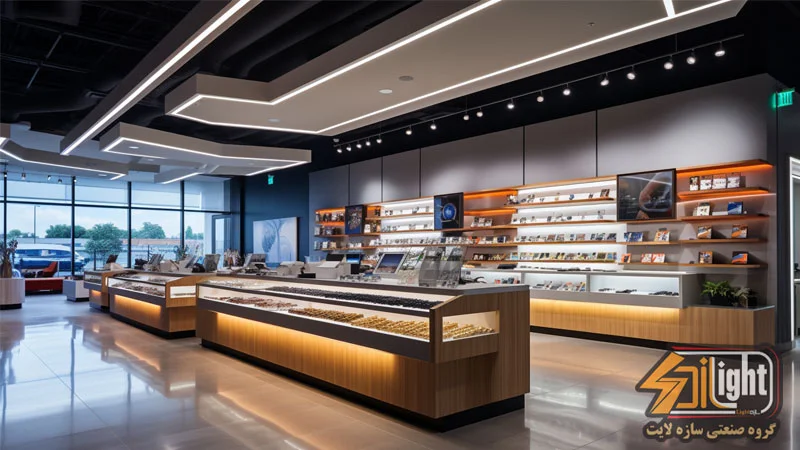 نقش نورپردازی در طراحی فضاهای تجاری