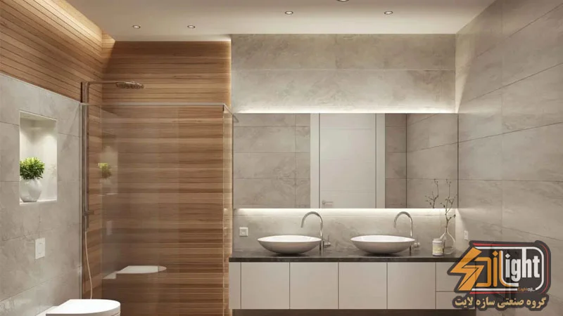 راهنمای جامع انتخاب چراغ برای حمام و سرویس بهداشتی