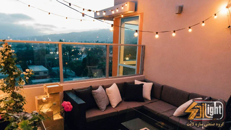 ایده‌هایی برای نورپردازی بالکن، تراس و فضای سبز با چراغ‌های دکوراتیو