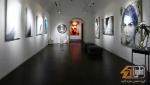 راهنمای انتخاب منبع نور مناسب برای تابلوها، آثار هنری و دکورها