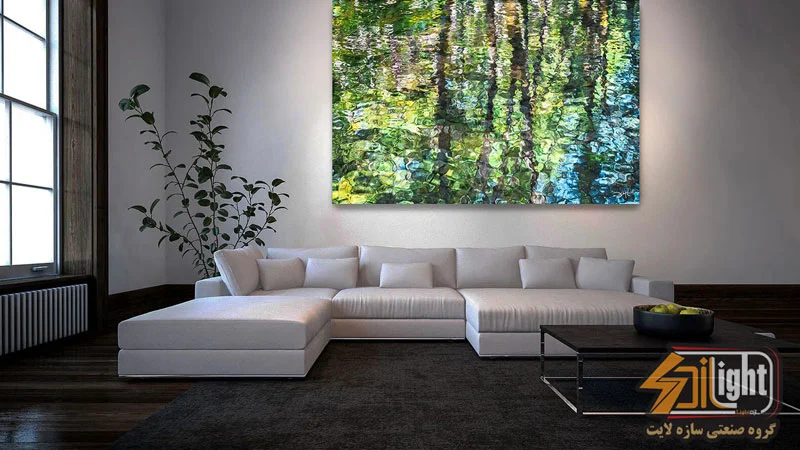 راهنمای انتخاب منبع نور مناسب برای تابلوها، آثار هنری و دکورها
