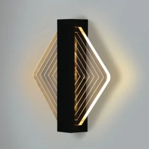 چراغ دیواری دکوراتیو پلکسی کد 964 لوزی شکل