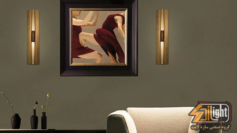 تأثیر رنگ دیوار بر انتخاب چراغ دیواری