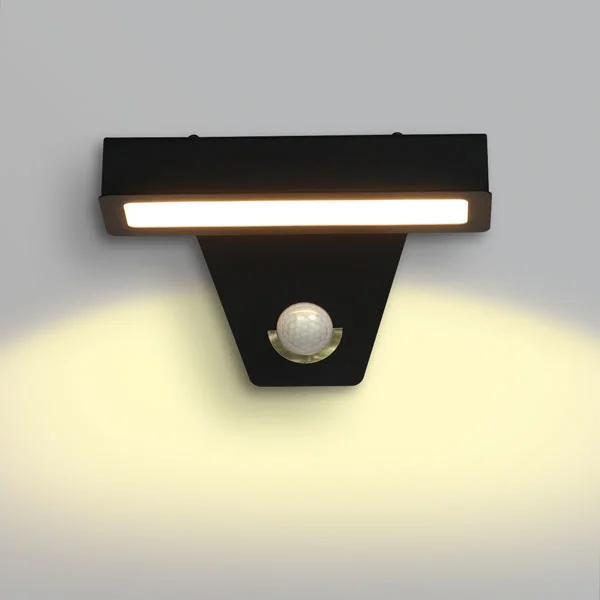 چراغ دیواری دکوراتیو ضدآب سنسوردار کد 704