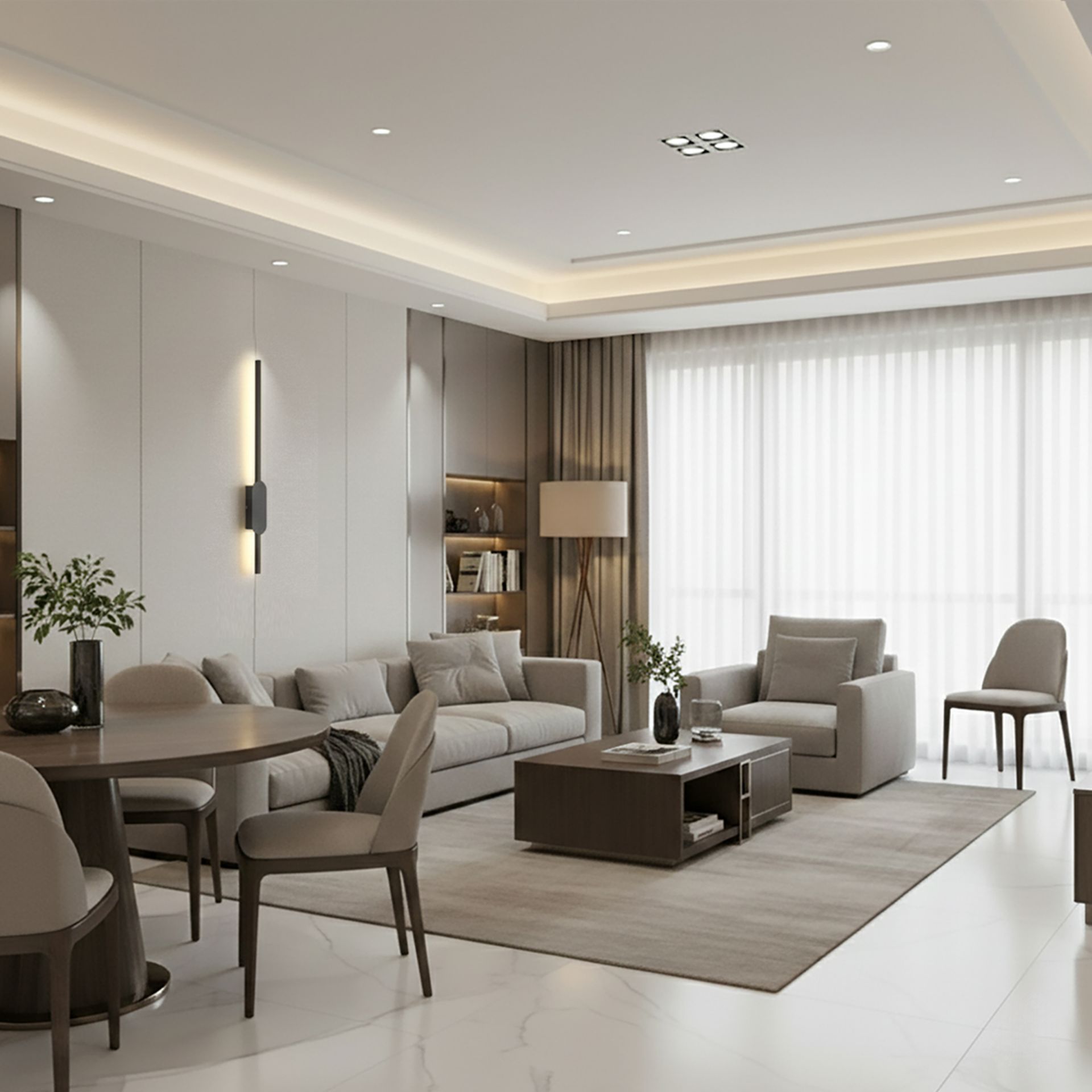 چراغ دیواری دکوراتیو خطی سازه لایت کد 923