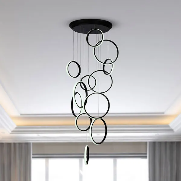 لوستر مدرن کد L6409/12BK - Image 2