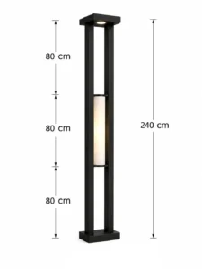 چراغ پارکی ایستاده کد P104