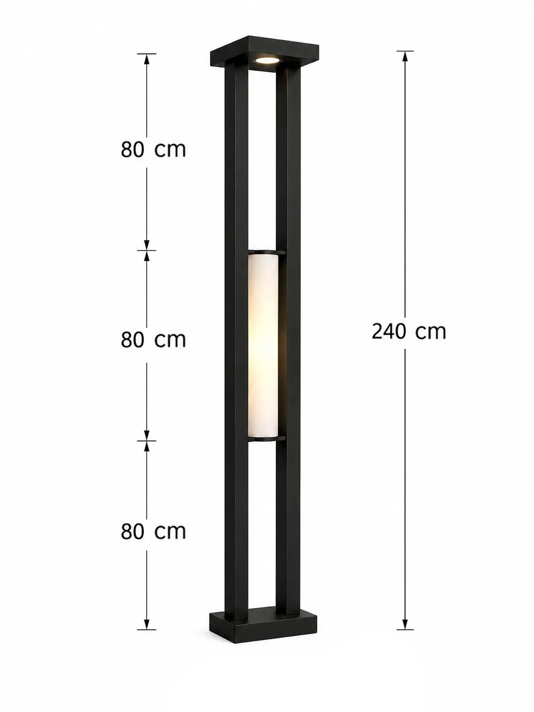 چراغ پارکی ایستاده کد P104