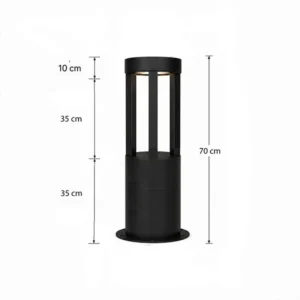چراغ پارکی دیواری و ایستاده کد P107
