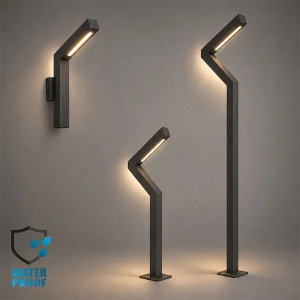 چراغ پارکی دیواری و ایستاده کد P111