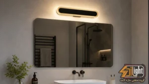 چراغ بالا آینه