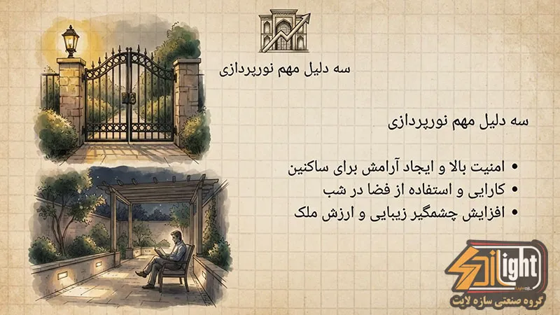 سه دلیل مهم نور پردازی